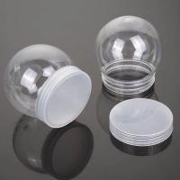 Frasco redondo de plástico transparente para embalaje de dulces y galletas, frasco de almacenamiento de 140ML, decoración de Navidad, 12 unidades/lote, 2023 - details 6