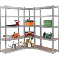 Juego de 3 estanterías para cargas pesadas |   Combinación de estanterías esquineras |   Capacidad de carga de hasta 875 kg |   Montaje mediante sistema de enchufe |   Construcción robusta - details 10