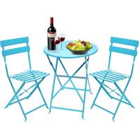 Conjunto de muebles de jardín Bistro, muebles de exterior, mesa de jardín exterior con sillas para jardín, mesa de balcón - details 0