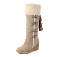 Botas de nieve para mujer, moda Otoño Invierno, Botas Largas, zapatos cálidos, botas martin para mujer - details 6