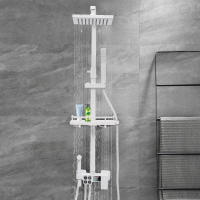 Sistema de Ducha de Acero Inoxidable con Termostato Ducha de Lluvia con 4 Tipos de Jets y Grifo - details 0