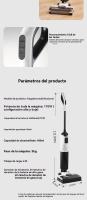 Robot de Fregado Automático Inalámbrico Lavadora Integrada, Aspiradora, Doméstica, Tres en Uno - details 15