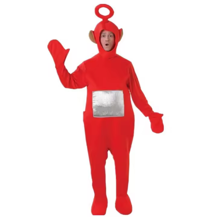 Disfraz divertido para adultos con rol de Teletubbies de 4 colores - 1