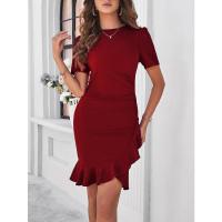Vestido Elegante de Manga Corta para Mujer Primavera-Verano 2025 Estilo Europeo-Americano - details 45