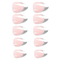 Pegatinas de uñas de plata francesa, fáciles de aplicar y quitar, regalo ideal para novia, esposa, amigos - details 7