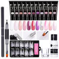 Kit de Gel de Uñas de Acrílico UV con Color de Brillo Nude Polvo de Uñas para Manicura de Diseño de Arte de Uñas Belleza - details 0