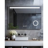 MEESALISA Lisa Espejo de baño Redondo 70 x 70 cm sin iluminación, Espejo de Pared Redondo 700 mm con Marco de Metal Negro Mate, Borde Negro, Vestíbulo, Dormitorio, salón, Decorativo - details 9