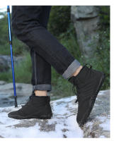 Nuevas botas de algodón, zapatos informales de algodón, además de botas de nieve gruesas de terciopelo, botas altas de algodón cálidas para parejas - details 3