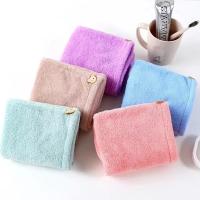 Gorro de Secado de Cabello de Microfibra de Secado Rápido Gorro de Toalla Súper Absorbente para Mujeres Gorro de Baño Sólido - details 1