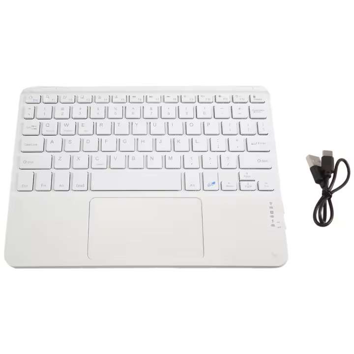 Teclado táctil Bluetooth para iPad, teléfono, tableta, Control magnético fantástico, carga tipo C, teclado táctil único - 1