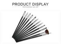 Set de Bolígrafos para Arte de Uñas KADS 12PCS Material Plástico Acrílico Set de Brochas para Dibujo de Uñas Adecuado para DIY Salón en Casa - details 1