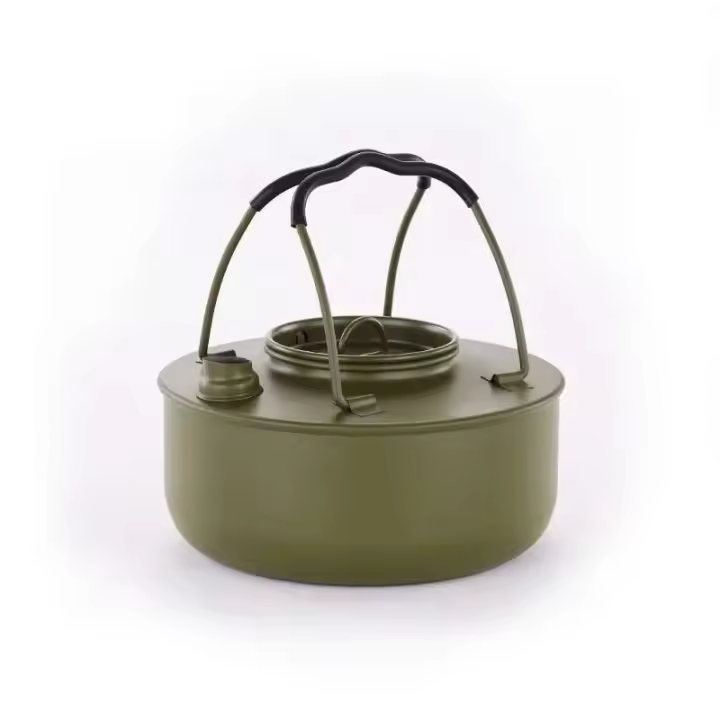 Hervidor de Picnic portátil de acero inoxidable de 1,5 l, utensilios de cocina, suministros para exteriores, equipo - 1