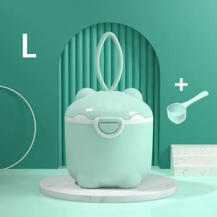 Caja de almacenamiento de leche en polvo para bebé, contenedor portátil de alimentos para cerdo, cereales esenciales, aperitivos, sin BPA - 1
