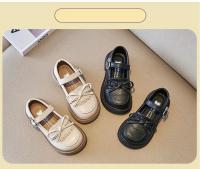 Zapatos de cuero para niña, mocasines informales de estilo británico para estudiantes, zapatos de princesa con encaje hueco, 2024 - details 8