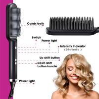 Plancha de pelo eléctrica de calentamiento rápido profesional, plancha de pelo profesional de iones negativos, plancha de pelo - details 5
