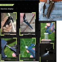 Llave de Mano Ajustable de Acero Inoxidable Herramienta Portátil Multifuncional para Acampar - details 10