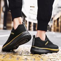 Zapatillas de deporte ligeras y transpirables para hombre y mujer, zapatos informales con cordones, de punto de malla, Unisex - details 18