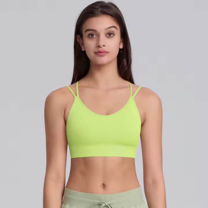 Sujetador de yoga para mujer, ropa de pilates a prueba de golpes de alta intensidad, con correas cruzadas absorbentes de golpes para gimnasio - 1
