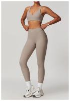 Pantalones de Yoga de Cintura Alta Ajuste Ajustado para Abdomen y Cadera Secado Rápido - details 6