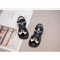Sandalias de moda para niños verano nuevas niñas arco perla princesa zapatos suela suave antideslizante zapatos de playa - details 12