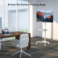 Soporte TV Ruedas para Televisión de 23 a 60 Pulgadas, Soporte TV Móvil con Estante para Portátil y Altura Ajustable, Carga Máx. 25 kilos y 400x400 mm - details 15