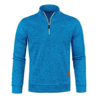 2025 Chaqueta de punto con cuello para hombre, suéter de terciopelo fino, estilo moderno, talla grande, otoño e invierno - details 26