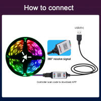 GAHADA Tira de LED RGB 5V 5050 30LEDs/M Control por Voz Aplicación Bluetooth Impermeable - details 11