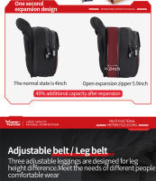 Bolsa de Pierna de Motocicleta MOTOCENTRIC de Gran Capacidad Ligera, Impermeable, Resistente al Desgaste, Antideslizante, Red de Malla Transpirable - details 8