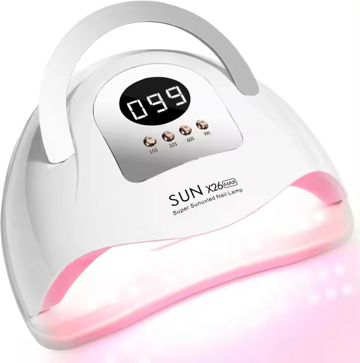 Lámpara UV LED de 380W 81 Perlas de Luz para Esmalte de Uñas de Gel 4 Temporizadores - 1