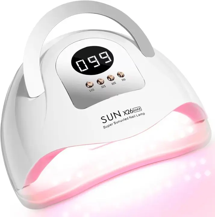 Lámpara UV LED de 380W 81 Perlas de Luz para Esmalte de Uñas de Gel 4 Temporizadores - 1
