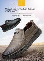 Mocasines de alta calidad para exteriores, cómodos, a la moda, suaves, clásicos, antideslizantes, hechos a mano, zapatos casuales de hombre de cuero vacuno. - details 2