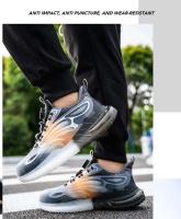 Zapatos Universales de Seguridad para Hombres Cabeza de Acero, A Prueba de Golpes, Antideslizantes, Hebilla Giratoria, Resistentes al Desgaste - details 45
