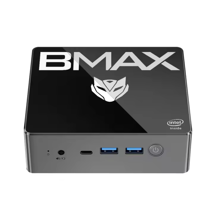 BMAX B4 Turbo Mini PC Procesador Intel N150, 16GB RAM + 512GB SSD(Expandible), WiFi 5 + Bluetooth 5.0, Windows 11 - 1