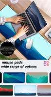 Alfombrilla de escritorio de paisaje minimalista, teclado Ins, oficina, estudio, juegos, superventas, alfombrilla de ratón antideslizante gruesa Extra grande - details 1