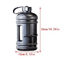 Botella de agua de gran capacidad de 2L, botella de bebida para entrenamiento deportivo, botella agitadora con asa, botella de galón para gimnasio al aire libre - details 0