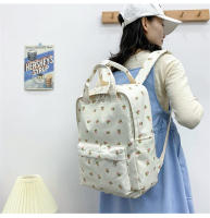 Mochila escolar fresca para mujer, literaria y artística, versátil, con flores informales, para niña y estudiante, novedad de 2024 - details 5