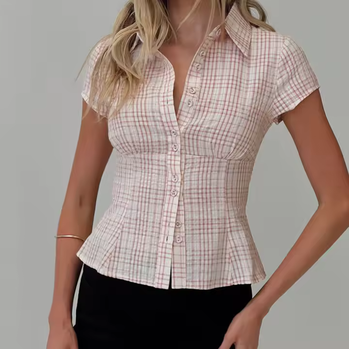 2025 camiseta de manga larga para mujer, top de verano, años 90 - 1