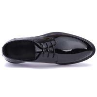 Vestido de novia para caminar en la oficina puntiagudo de talla grande para hombre, zapatos de cuero lacados de negocios, zapatos casuales para hombre - details 7