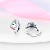 2023 100% Plata de Ley 925 2 uds pendientes de aro con dijes para mujer elegantes pendientes de arcoíris de ensueño regalos de joyería de cumpleaños perfectos - details 15