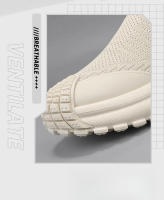 Zapatillas de deporte de los hombres de moda Flyknit transpirable Athletic Casual Shoes - details 6