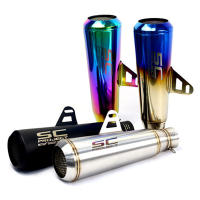Escape de Silenciador de Motocicleta RESPRACE Universal Tubo de Escape Redondo para Yamaha - details 5