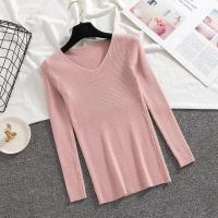 suéter de punto de manga larga para mujer, Jersey informal OL, otoño e invierno, 2025 - details 54