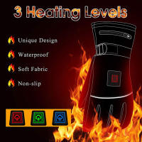 Guantes calefactables eléctricos con batería para invierno cálidos guantes calefactores para motocicleta  impermeables con pantalla táctil calentador de manos para ciclismo y esquí - details 1