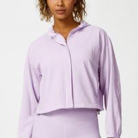 Chaqueta para correr con cremallera para deportes al aire libre, comodidad holgada para mujer - details 2