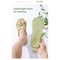 Chanclas plegables de verano para viajes de negocios, zapatillas ligeras portátiles de EVA, sandalias deslizantes de fondo suave para playa y pareja, nuevas - details 6