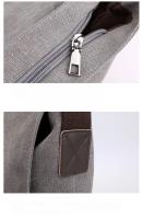 Nuevos bolsos de mensajero de hombro tipo bandolera de lona para hombre, nueva bolsa cruzada de moda para hombre, bolso informal sólido multifunción portátil para hombre - details 6