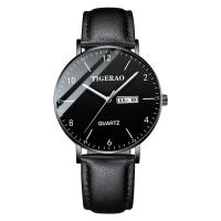 Hombre impermeable doble calendario tendencia cielo estrellado no mecánico reloj de cuarzo - details 9
