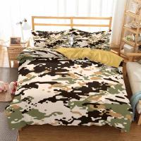 Juego de Ropa de Cama de Camuflaje 3D Cubierta de Edredón Suave con Funda de Almohada para Niño, Niña, Adulto Textil para el Hogar Cool - details 15