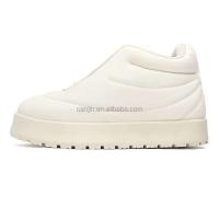 Nuevos zapatos de pan duraderos, de alta calidad y a la moda, botines blancos gruesos, punk corto y regordete para hombre que aumenta la altura al aire libre - details 7