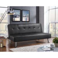 Sofá Cama Plegable de 3 Plazas Tapizado de Piel Sintética Tamaño 166.5 X94 cm Capacidad 350 KG - details 1